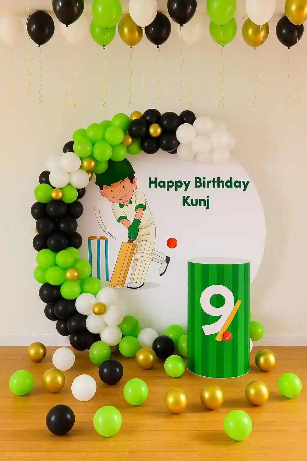 Sport Cricket Theme Elegant Decor